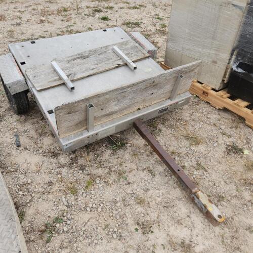42"x 44" Alum garden trailer