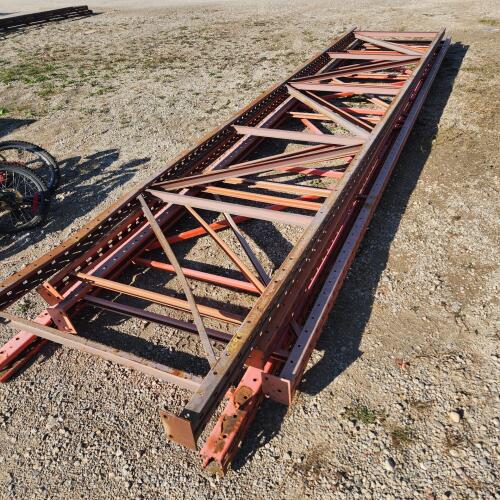 4 42"W 18'H Industrial shelf ends