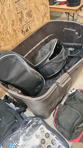 Various duffle & saddle bags