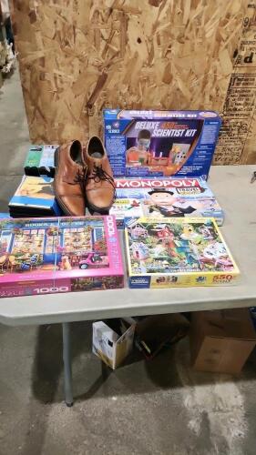 DVD & VHS movies, games, puzzles
