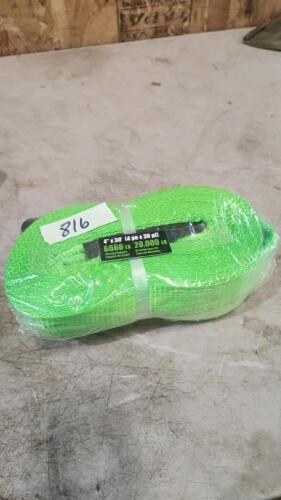 4"x30' New tow strap