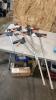 Various sized quick clamps