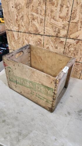 Canada dry crate 17"L 12"W