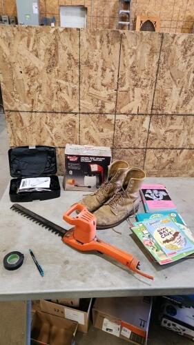 Hair trimmer, paint sprayer, hedge trimmer, etc.