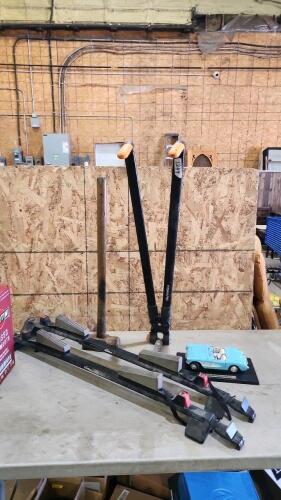 Roof racks, garden sheers, etc.