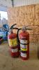 2- 16" Charged fire extinguishers