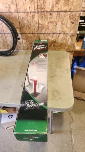 Laser putter