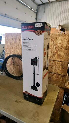 Sump pump as new