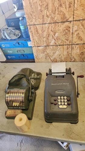 Calculator & cheque writer