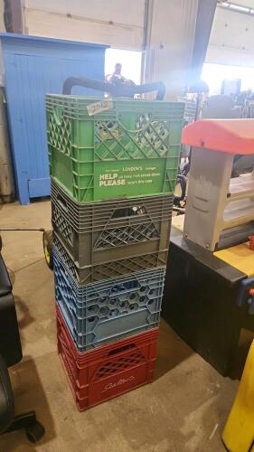 4 Milk crates