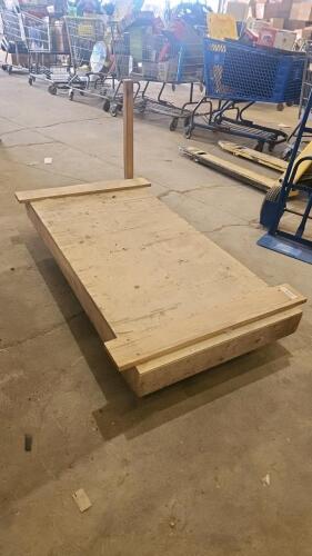 Wooden cart 26"W 54"L