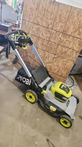 40V Ryobi lawnmower no battery or charger