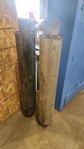 2 Mufflers 7"x44"