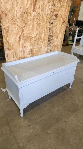 Cedar lined storage shelf 48"L 21"W 25"H