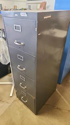 4 Drawer legal sized filing cabinet 18"W 24"D 53"H