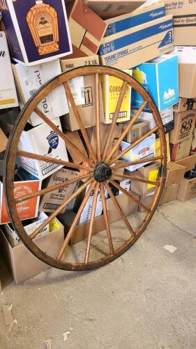 50" Wooden wheel
