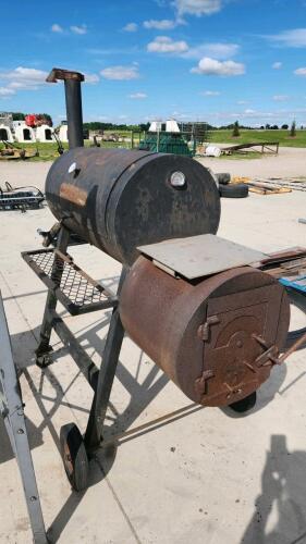 Wood fire smoker