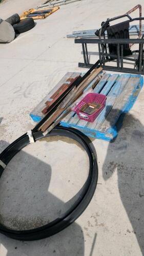 Garden edging & assorted steel