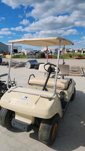 Gas powered golf cart untested as is