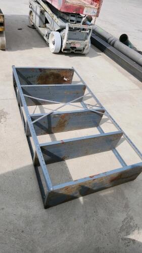 Metal shelf rough condition
