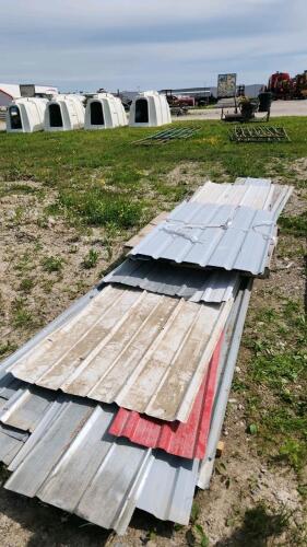 Pile of assorted various length steel