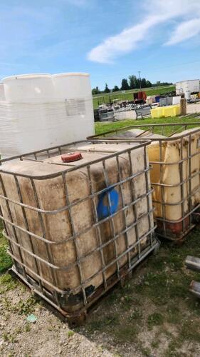 2- 1000L totes previous use unknown