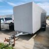 62"W 15"L Canvas sided enclosed trailer w ownership - 6