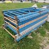 11 Industrial shelf ends 40"W 7'H