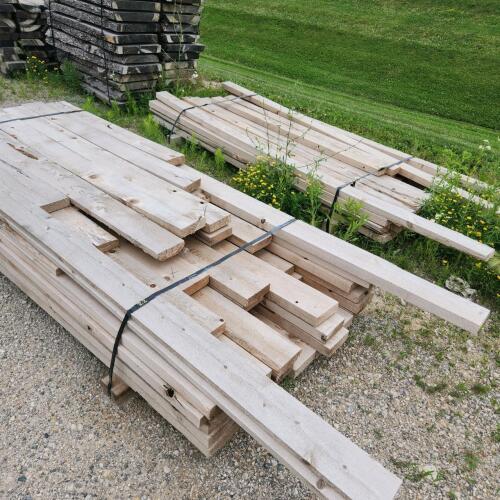Lifts of 2"x4" & 6" various length cedar lumber