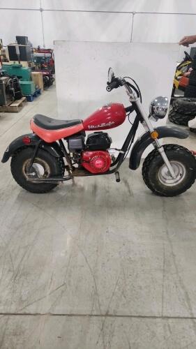 Running Mini-Baja bike