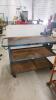 Steel rolling table with 5" Record vice