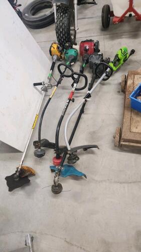Electric & gas trimmers as is