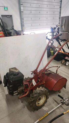 Troy Bilt tiller runs