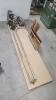 Wood lathe with chisels