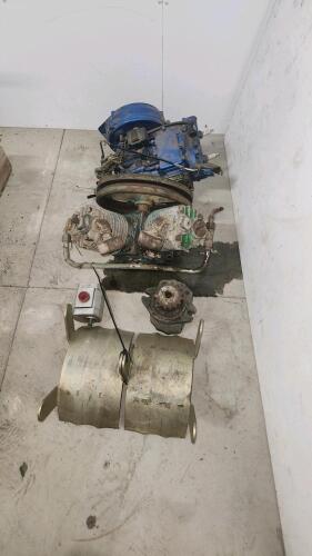 Outboard boat motor parts, compressor head, etc