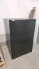 2 Lateral 4 drawer filing cabinets