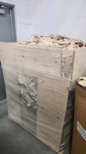 Crate of kiln dried wood cut offs