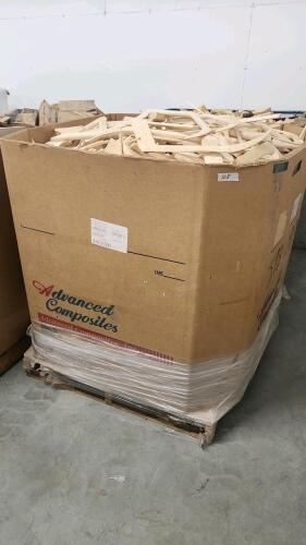 Crate of kiln dried wood cut offs
