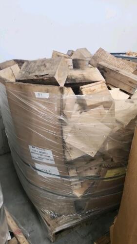 Crate of kiln dried wood cut offs
