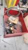 Hyd hose, oil drives, cyl stop blocks, crate, cylinders