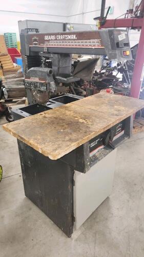 Radial arm saw