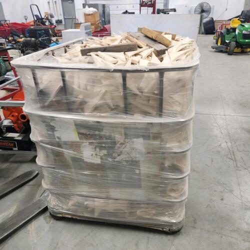 Crate of kiln dried wood cut offs