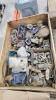 Crate of various electrical components