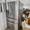Newer stainless Whirlpool fridge 35"W 70"H