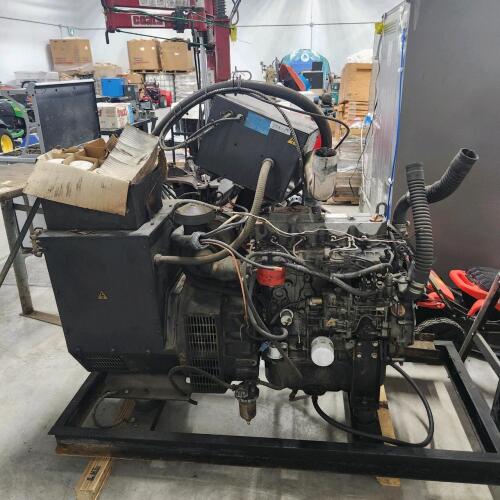 Yanmar diesel generator, 35kw 208v 3 phase, working order