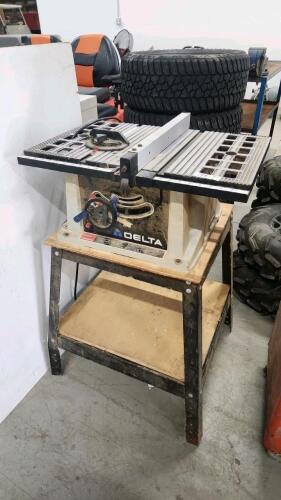 Delta table saw w stand