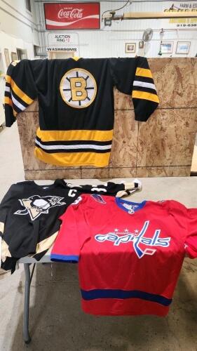 Large Crosby, Ovechkin, Orr hockey Jerseys