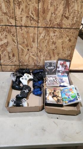 Playstation, Wii games & controllers
