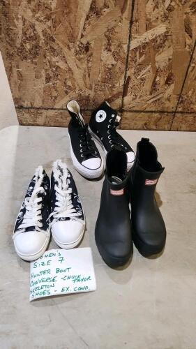 Women's sz 7 shoes & boots