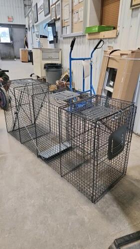 Coyote trap 57"L 16"W 26"H